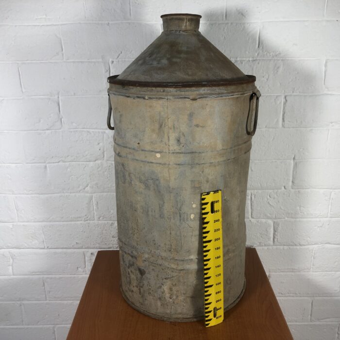 Vintage South African Railways Galvanized Container - Image 8
