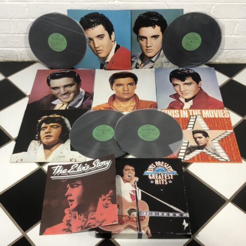 Set of 7 Elvis Presley Greatest Hits Vinyl Records