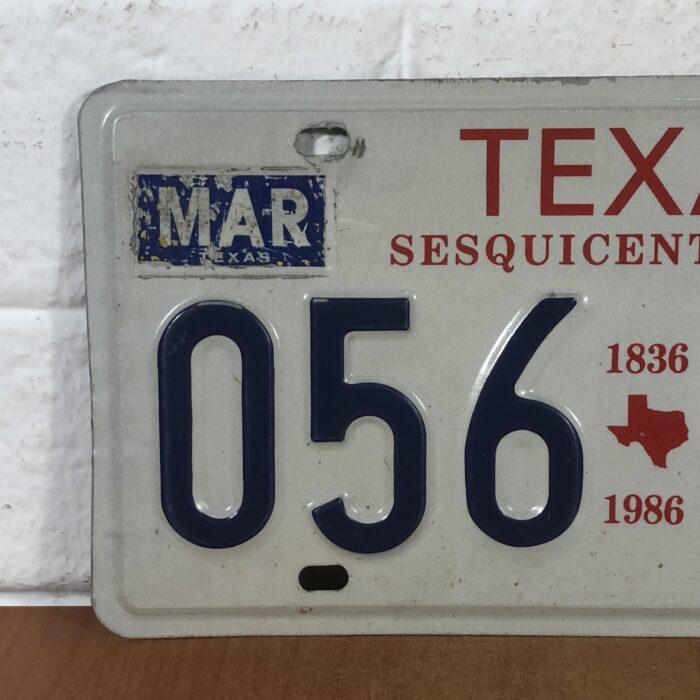 Vintage 1990s Texas USA Number Plate - Image 2