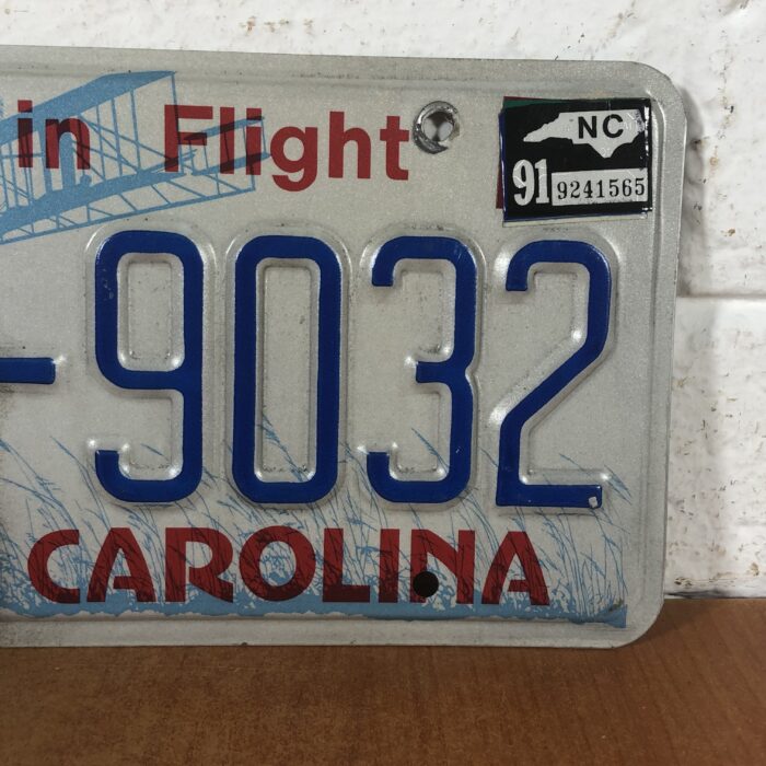 Vintage 1990s North Caroline USA Number Plate - Image 3