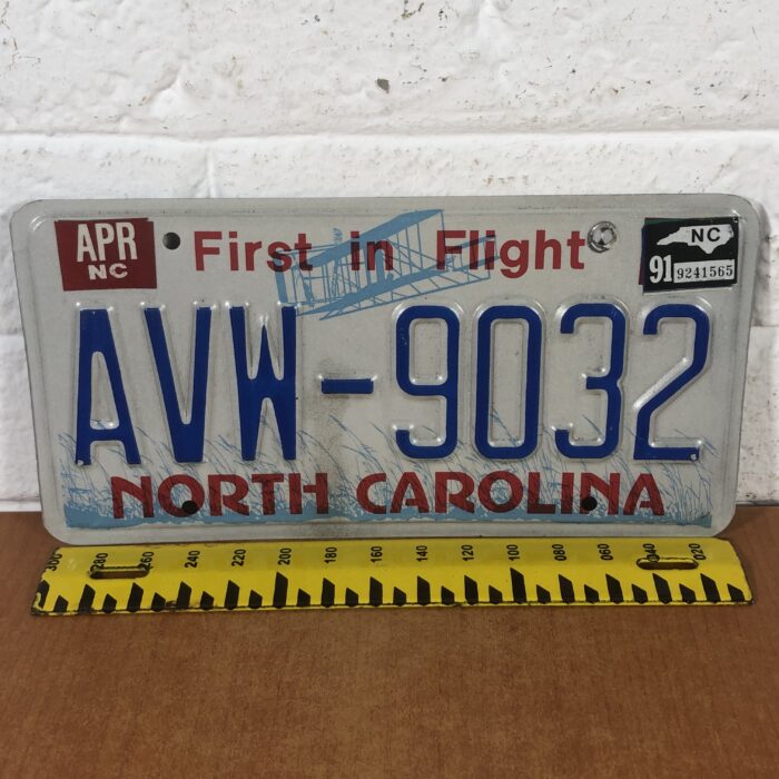 Vintage 1990s North Caroline USA Number Plate - Image 7