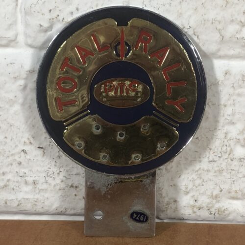 Vintage 1970s Total Rally Car Badge