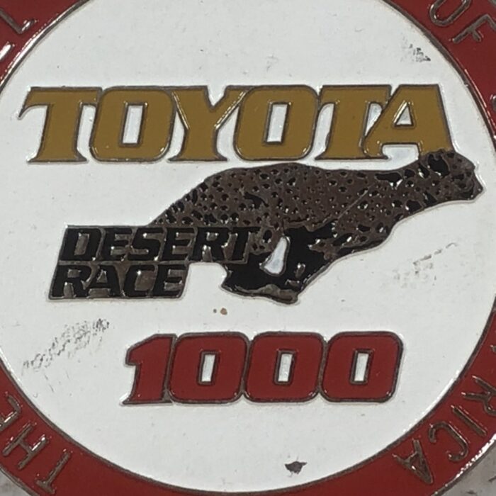 Vintage Toyota Desert Race 1000 Car Badge - Image 3