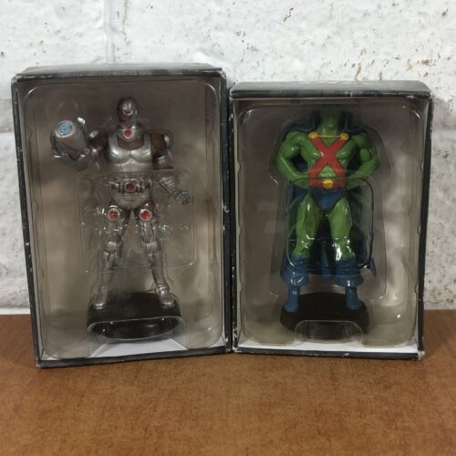 DC Figurines ~ Cyborg & Martian Manhunter Detective Marciano