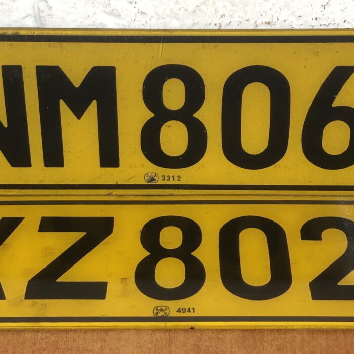 Vintage Number Plates - Image 8