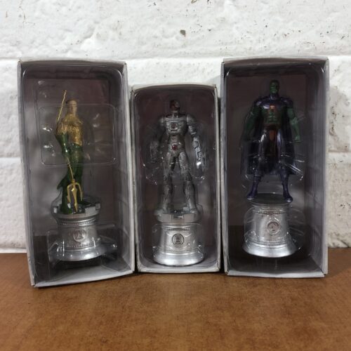 DC Figurines ~ Aquaman, Martian Manhunter & Cyborg