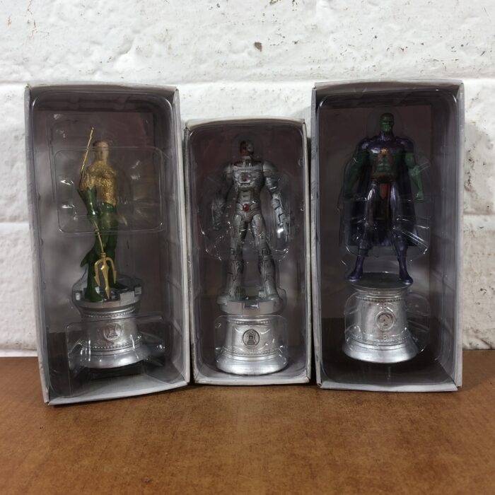 DC Figurines ~ Aquaman, Martian Manhunter & Cyborg