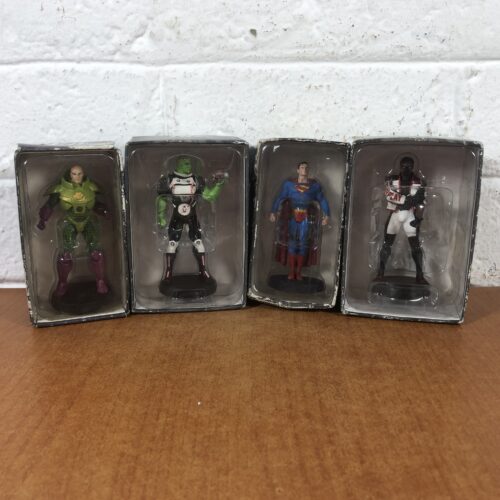 DC Figurines ~ Superman, Mr. Terrific, Lex Luthor & Brainiac