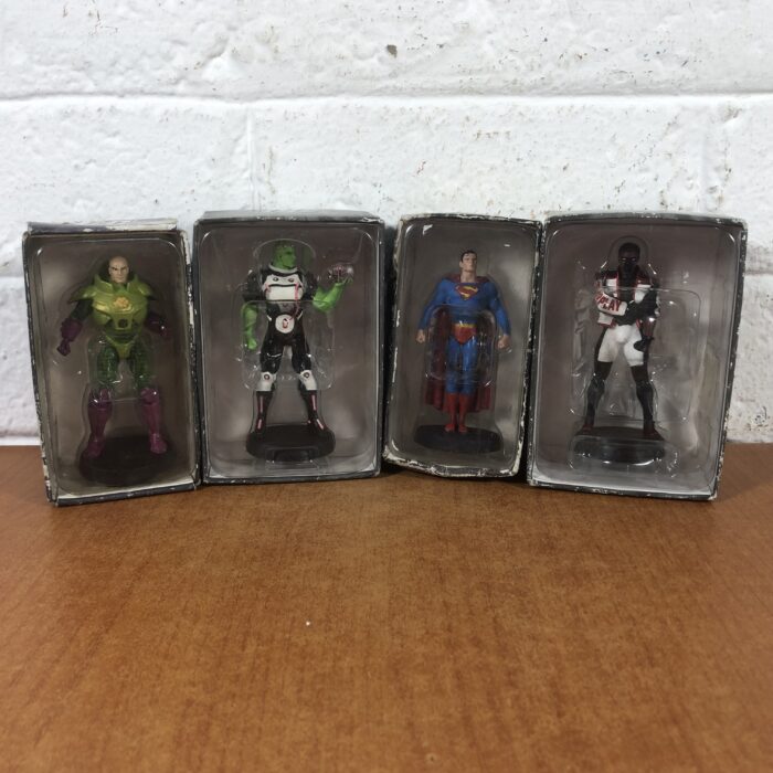 DC Figurines ~ Superman, Mr. Terrific, Lex Luthor & Brainiac