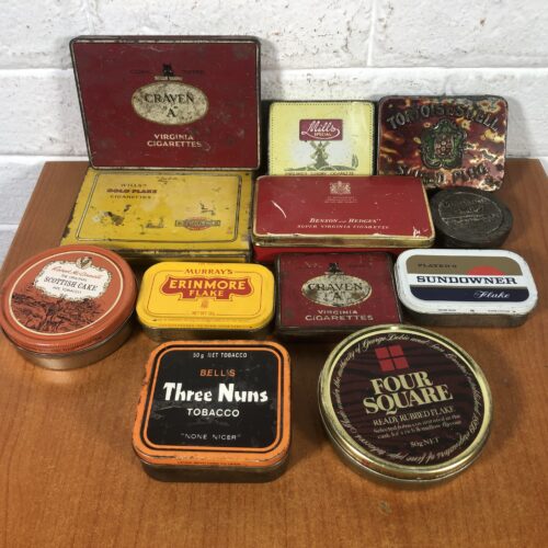Vintage Tobacco Tin Collection