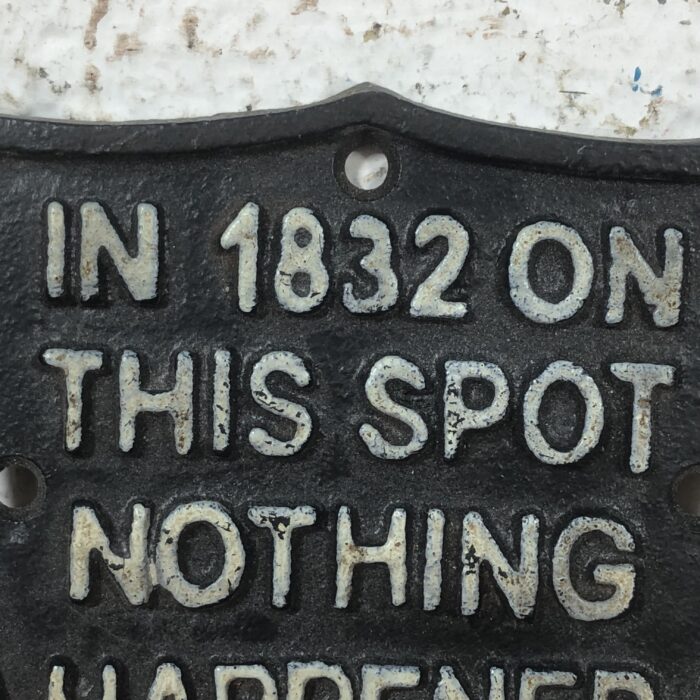Cast Iron Sign - Image 3