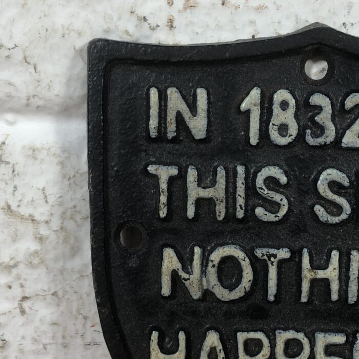 Cast Iron Sign - Image 2