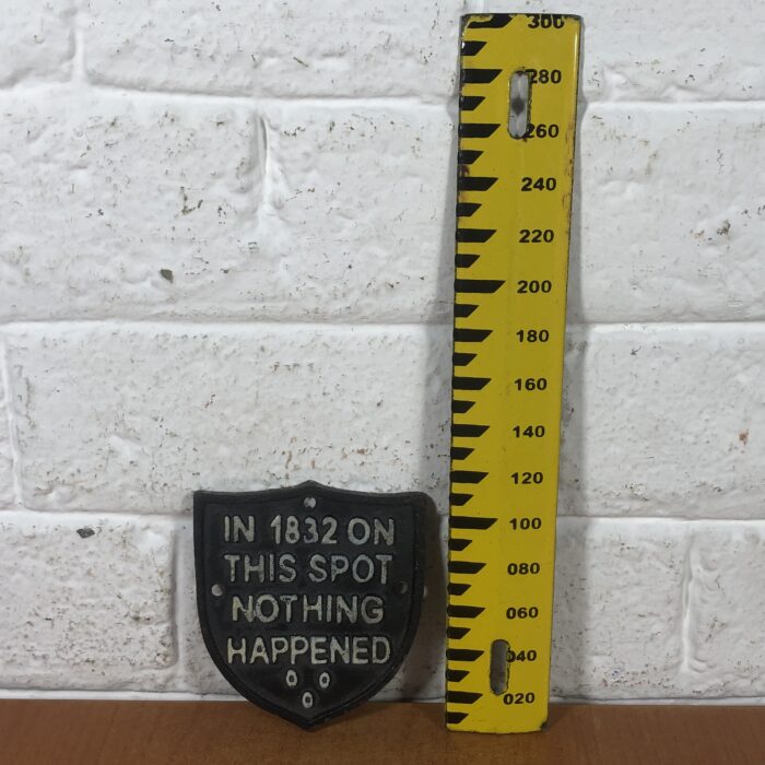 Cast Iron Sign - Image 8