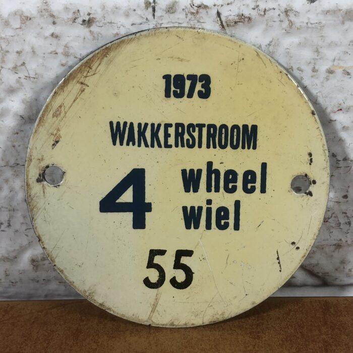 Vintage 1973 Wheel Tax Plaques - Image 3
