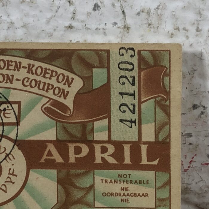 Vintage 1946 Five Gallon Petrol Coupon - Image 4