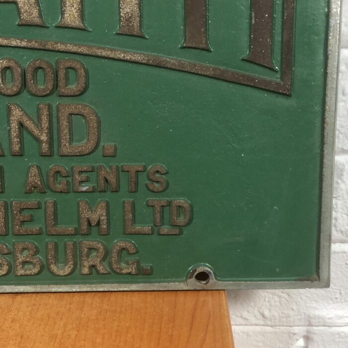 Large Vintage Cast Iron Ferranti Machine Sign - Image 7