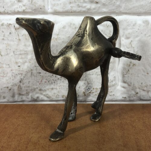 RARE Vintage Brass Camel Lock with Key