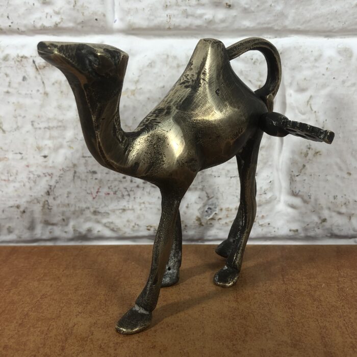 RARE Vintage Brass Camel Lock with Key