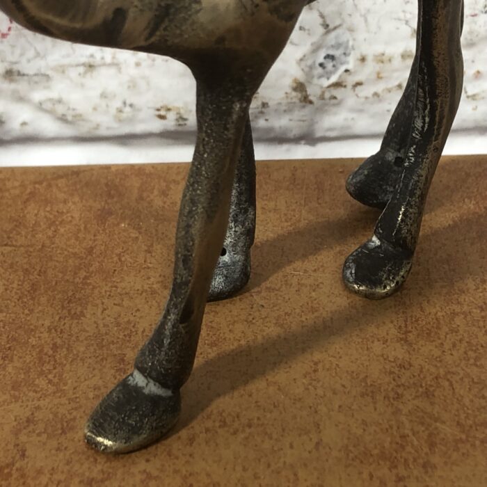 RARE Vintage Brass Camel Lock with Key - Image 5