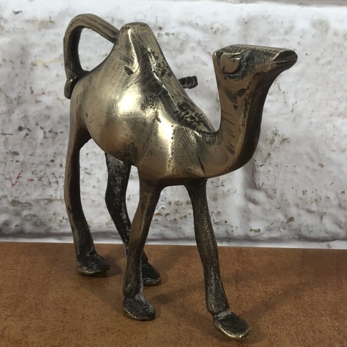 RARE Vintage Brass Camel Lock with Key - Image 8