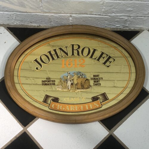Vintage John Rolfe Pub Mirror