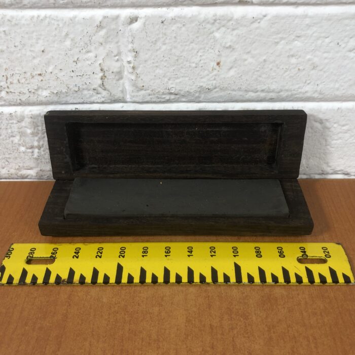 Vintage Sharpening Stone in Wooden Case - Image 6