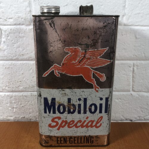 Vintage Mobiloil Container (One Gallon)