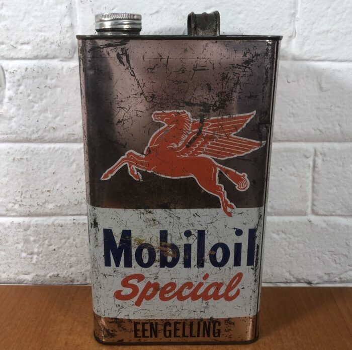 Vintage Mobiloil Container (One Gallon)