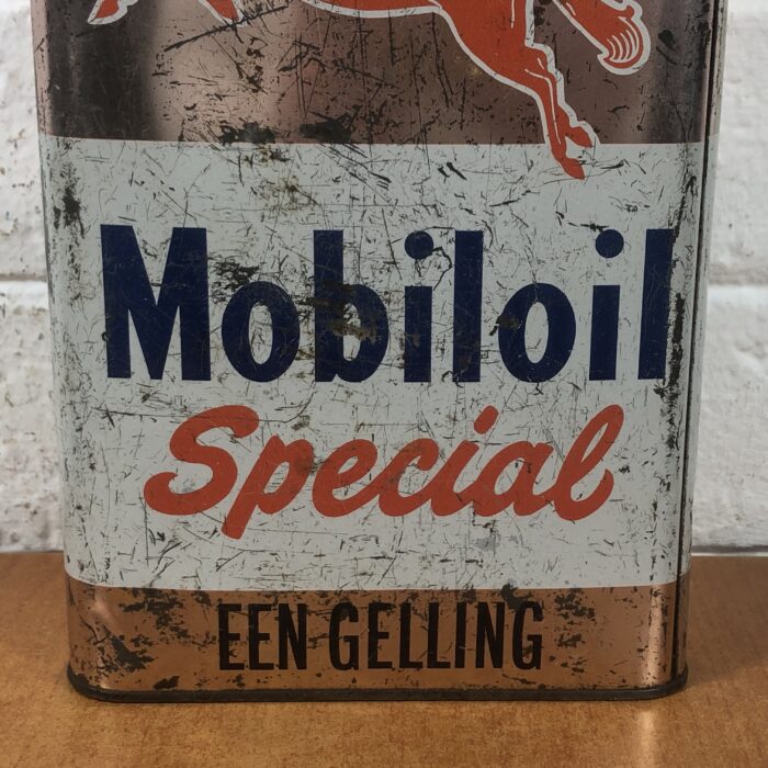 Vintage Mobiloil Container (One Gallon) - Image 4