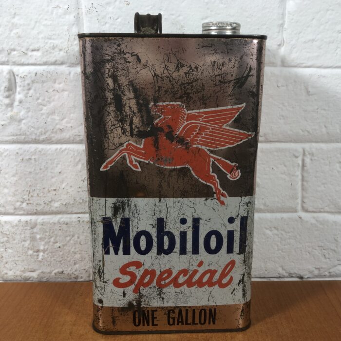 Vintage Mobiloil Container (One Gallon) - Image 7