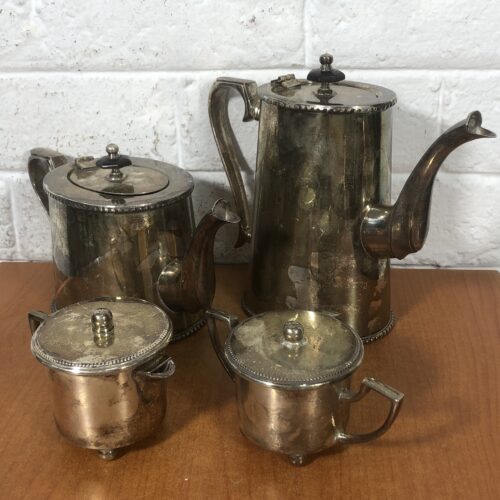 Vintage Silver-Plated Tea Set