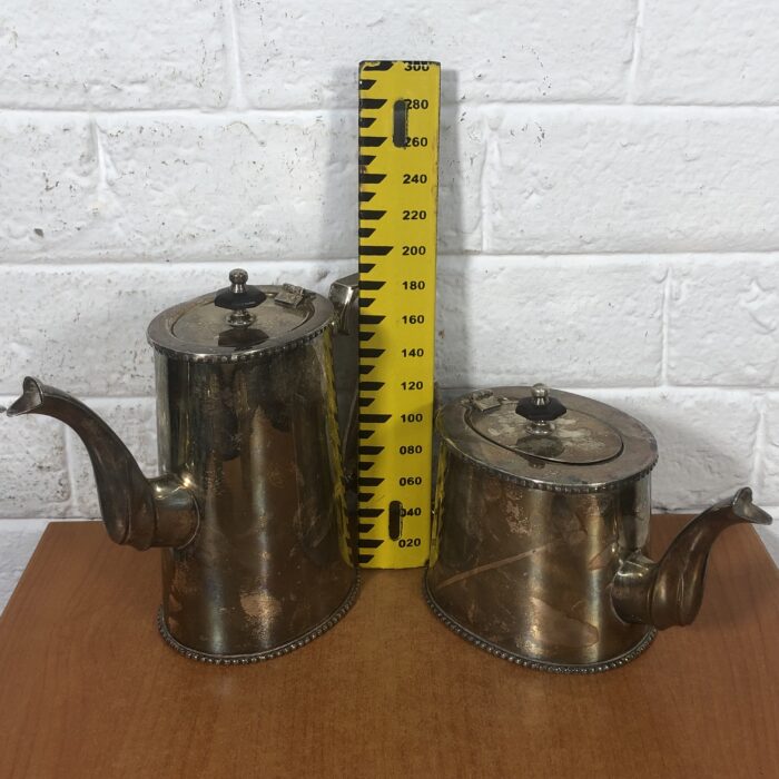 Vintage Silver-Plated Tea Set - Image 4