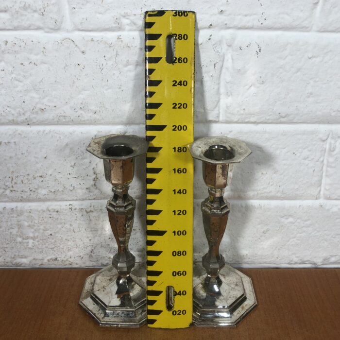 Vintage Silver-Plated Candle Holders - Image 7