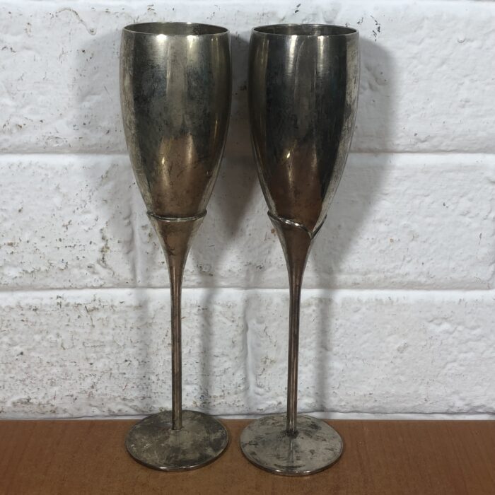 Vintage Silver-Plated Tureen with Ladle & Goblets - Image 9