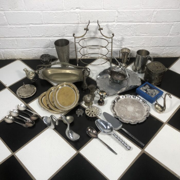 Collection of Mostly Vintage Silver-Plated Items
