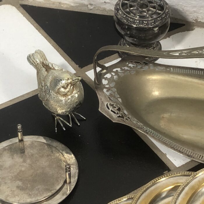 Collection of Mostly Vintage Silver-Plated Items - Image 3