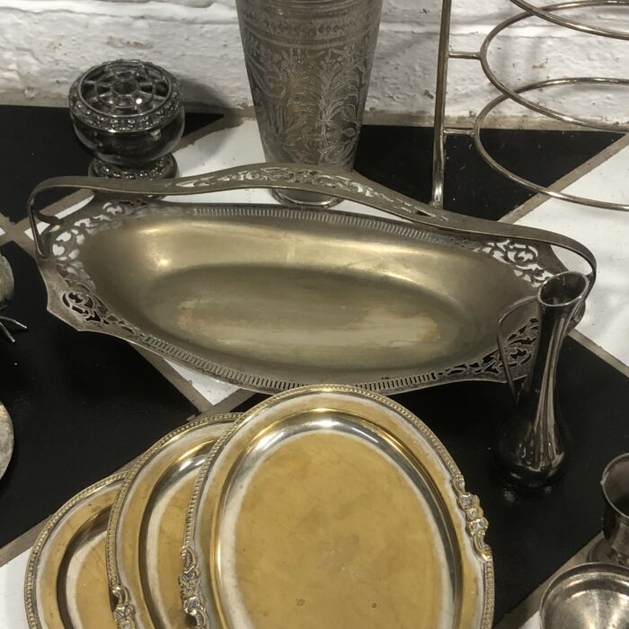 Collection of Mostly Vintage Silver-Plated Items - Image 6