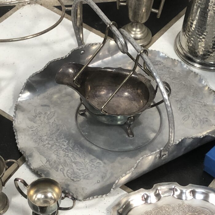 Collection of Mostly Vintage Silver-Plated Items - Image 11