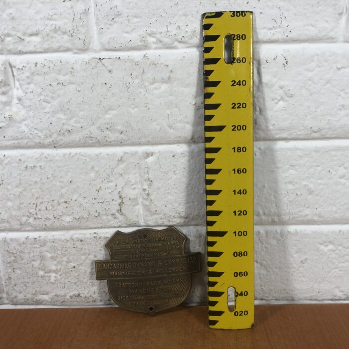 Vintage Brass Machine Name Plate - Image 6