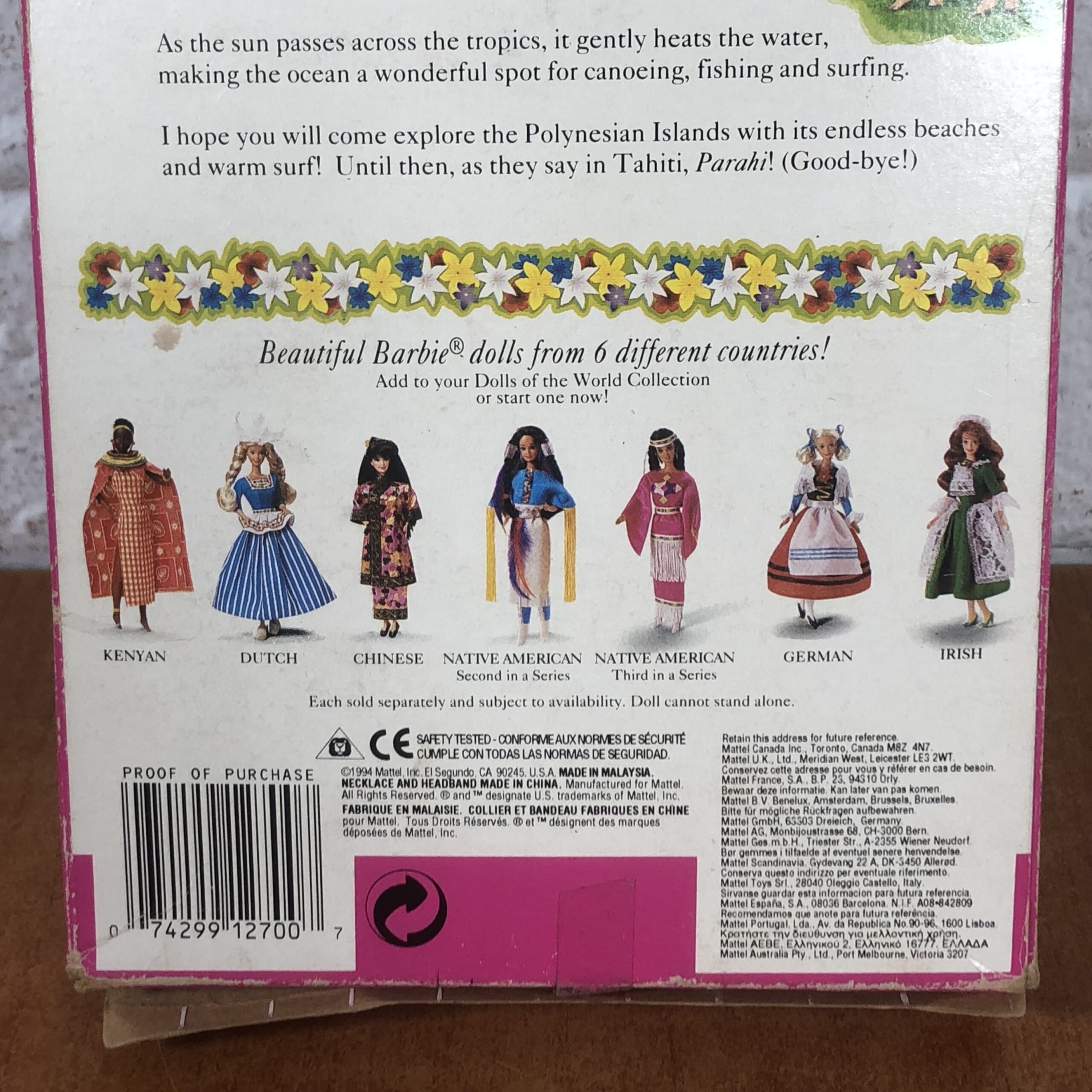Vintage 1994 Special Edition Polynesian Barbie Doll (Dolls of the World Collection) - Image 11