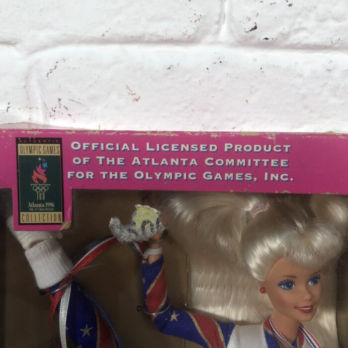 Vintage 1996 Olympic Gymnast Barbie Doll (Official Licensed Product) - Image 2
