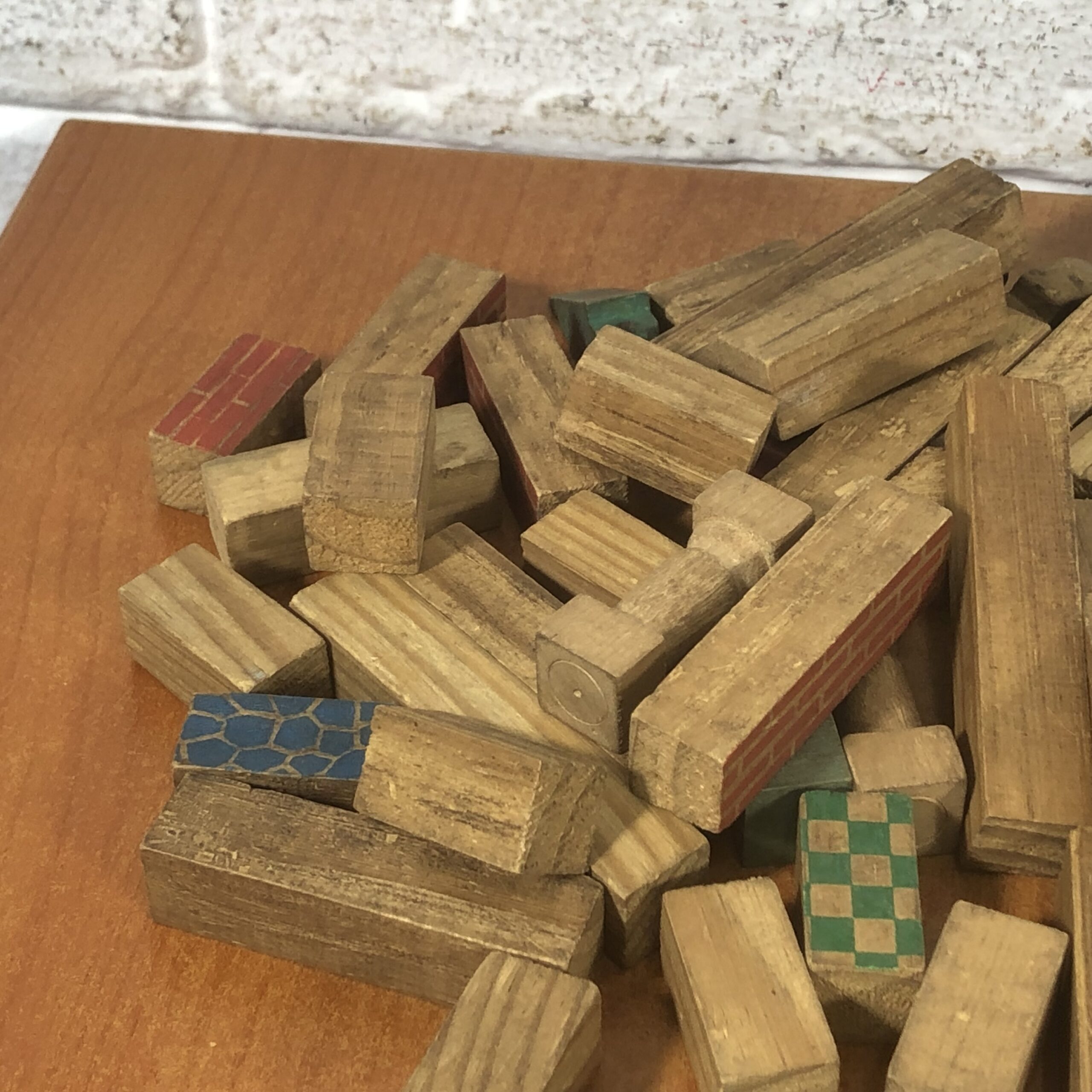 Vintage Topper Wood Building Blocks - Image 3