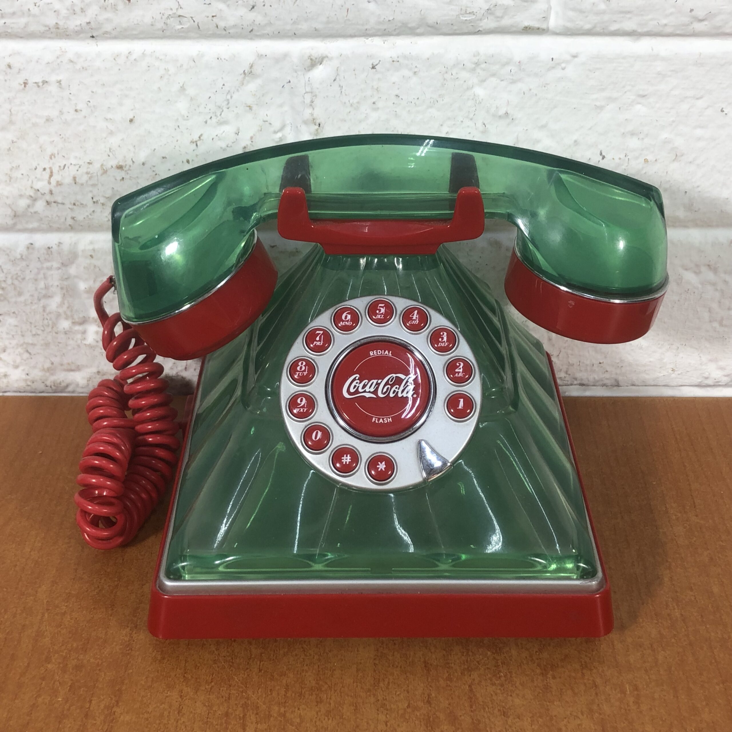 Vintage Coca Cola Bottle Style Telephone