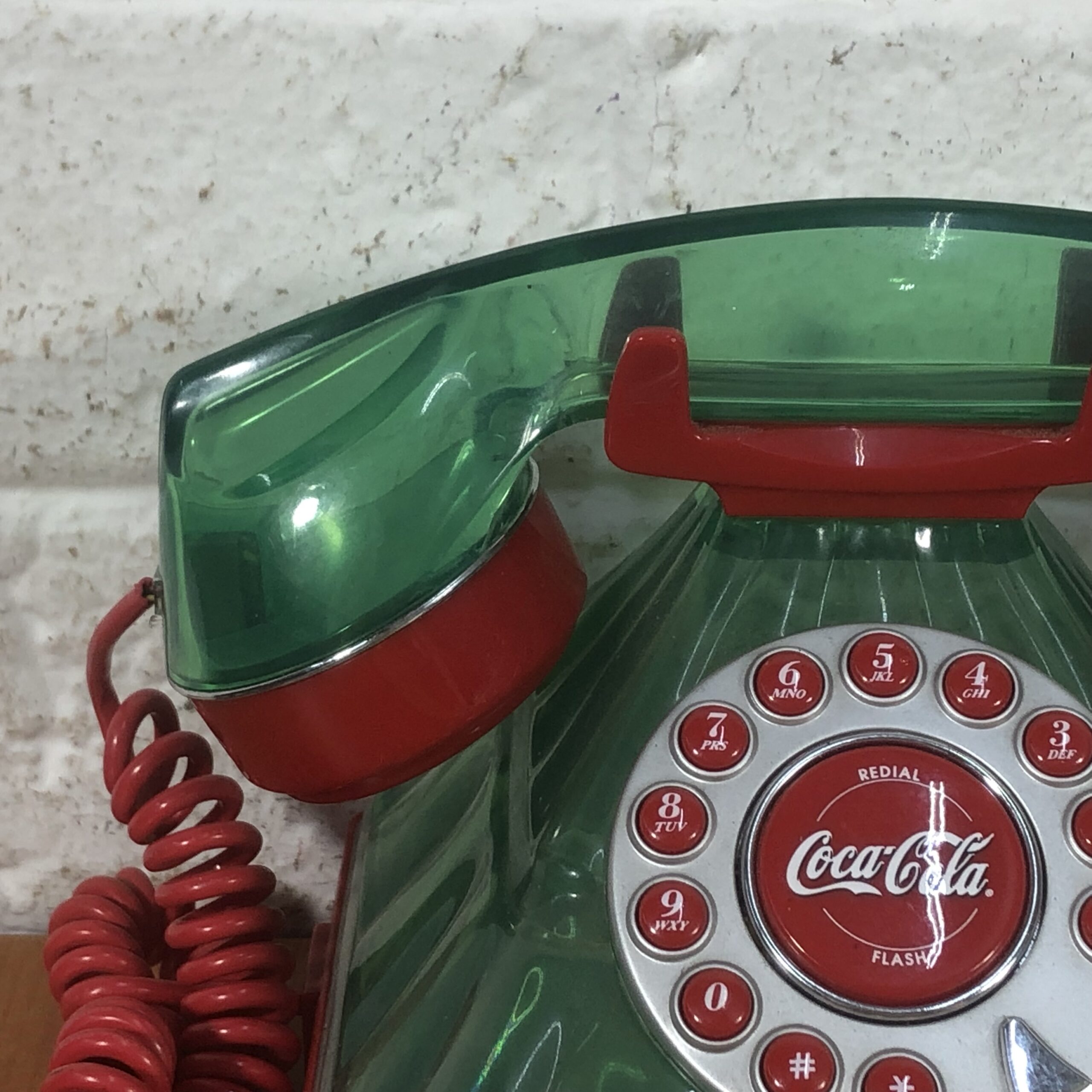 Vintage Coca Cola Bottle Style Telephone - Image 2