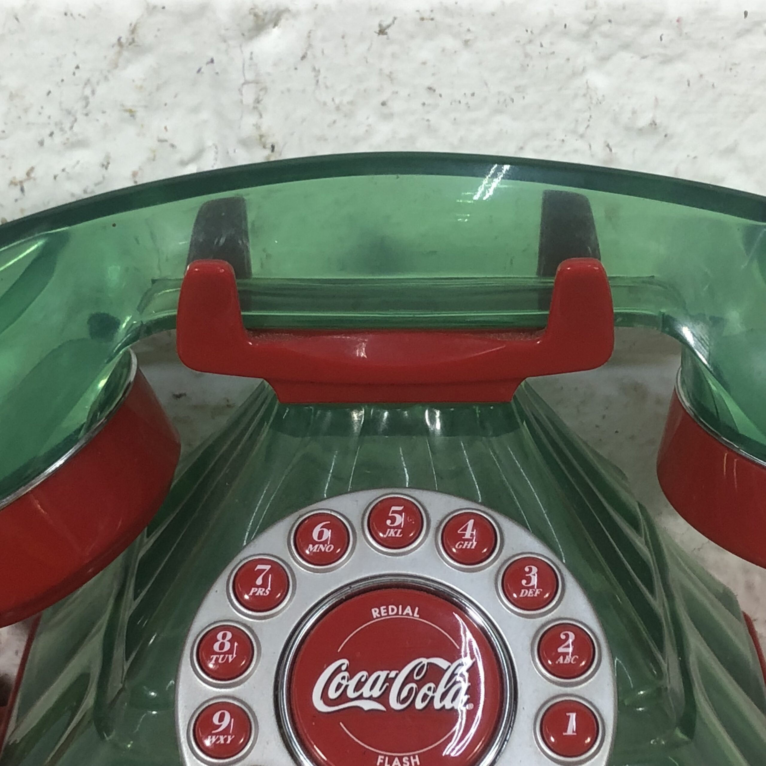 Vintage Coca Cola Bottle Style Telephone - Image 3