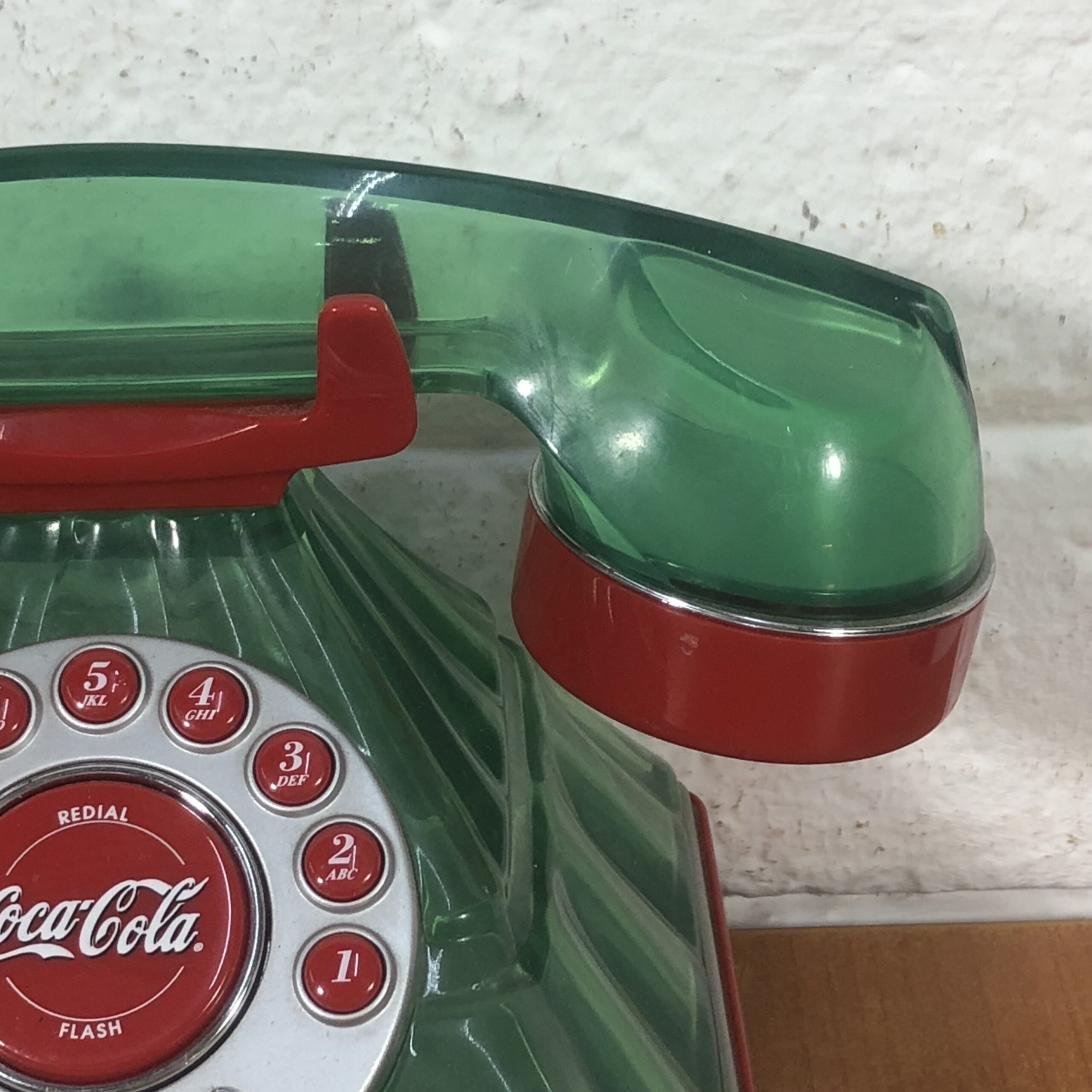 Vintage Coca Cola Bottle Style Telephone - Image 4