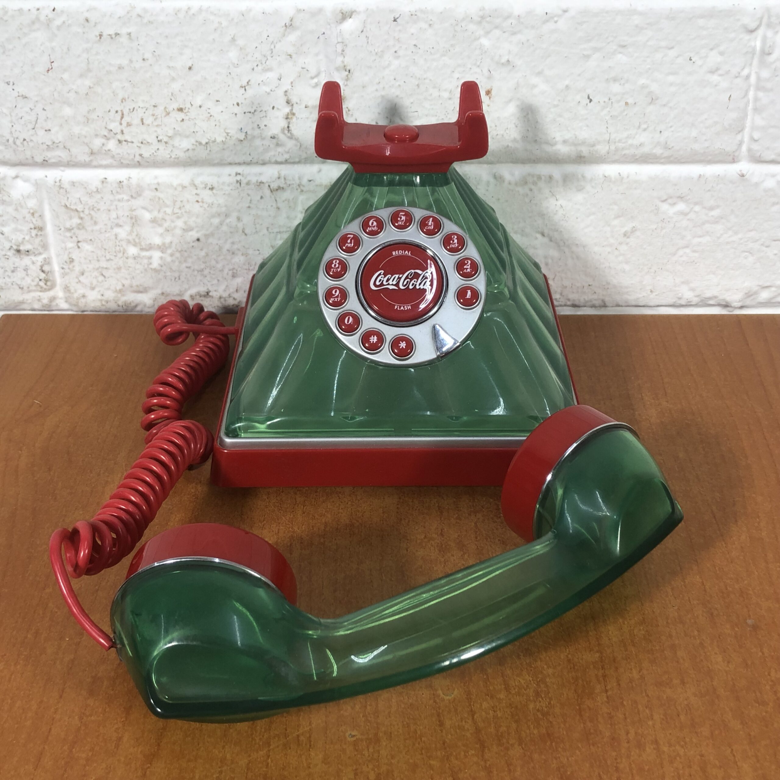 Vintage Coca Cola Bottle Style Telephone - Image 8