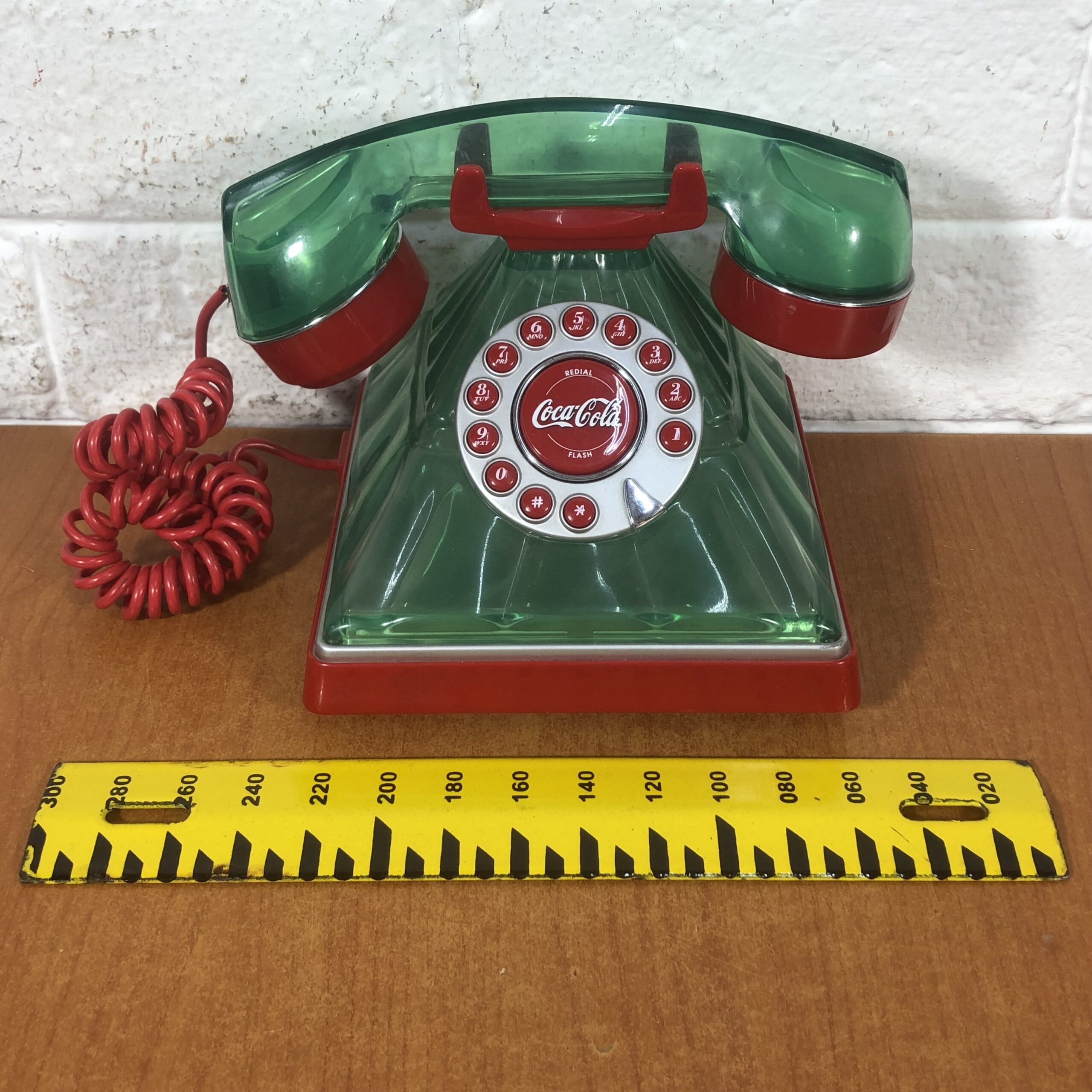 Vintage Coca Cola Bottle Style Telephone - Image 12