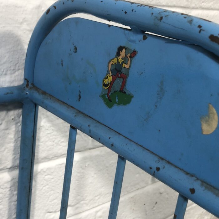 Vintage Metal Toy Doll Crib - Image 4