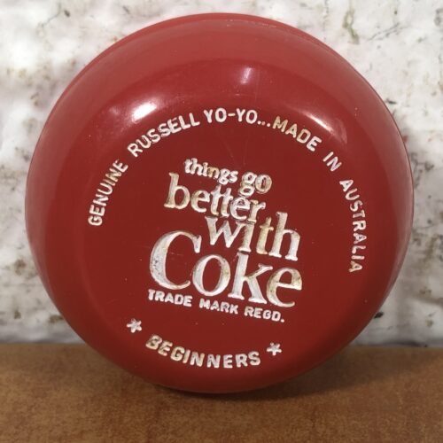 Genuine Russell Coca Cola Beginners Yo-Yo (Made in Australia)